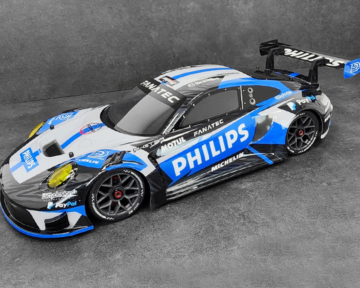 Bittydesign P-GT3R Pre-Cut 1/7 Supercar Body (Clear) [BDYAR7-PGT3R]
