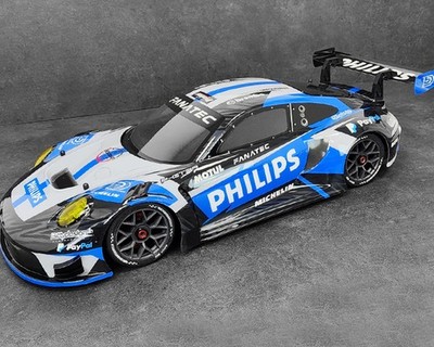 Bittydesign P-GT3R Pre-Cut 1/7 Supercar Body (Clear) [BDYAR7-PGT3R]