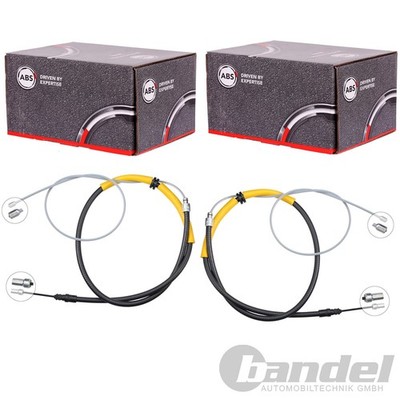 2X A.B.S. HANDBREMSSEIL HINTEN LINKS+RECHTS passend für RENAULT MEGANE