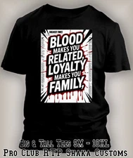 Sneaker Times Tee Shirt Headline Bllod Makes You Family Pro Club Shaka Graphic T