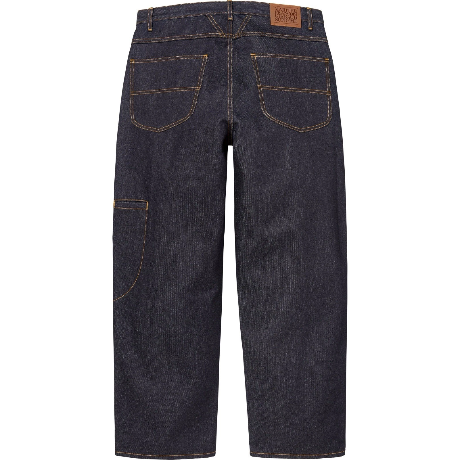 Supreme Marithé + François Girbaud X Seam Baggy Jean Indigo Foncé Homme Taille 34