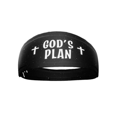 Elite Athletic Gear Unisex Headband/Sweatband. Multiple One Size, God's Plan