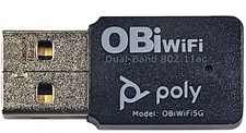 Poly Plantronics  Polycom Obiwifi5G USB USB Wi-Fi Accessory for Voip Adapters