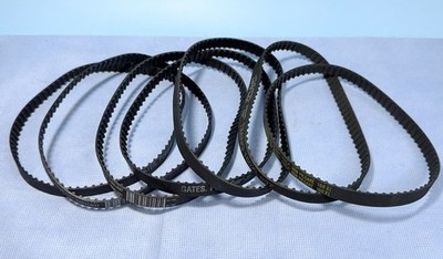 Lot Of 7 Power Grip Timing Isoran 160 XL Belts Pirelli, Gates, And Dayco