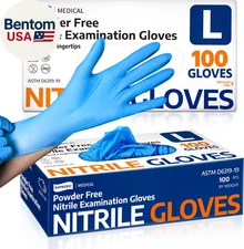 Medical Soft Max™ Nitrile Exam Gloves, 100 Count Latex-Free Powder-Free Non-Ster