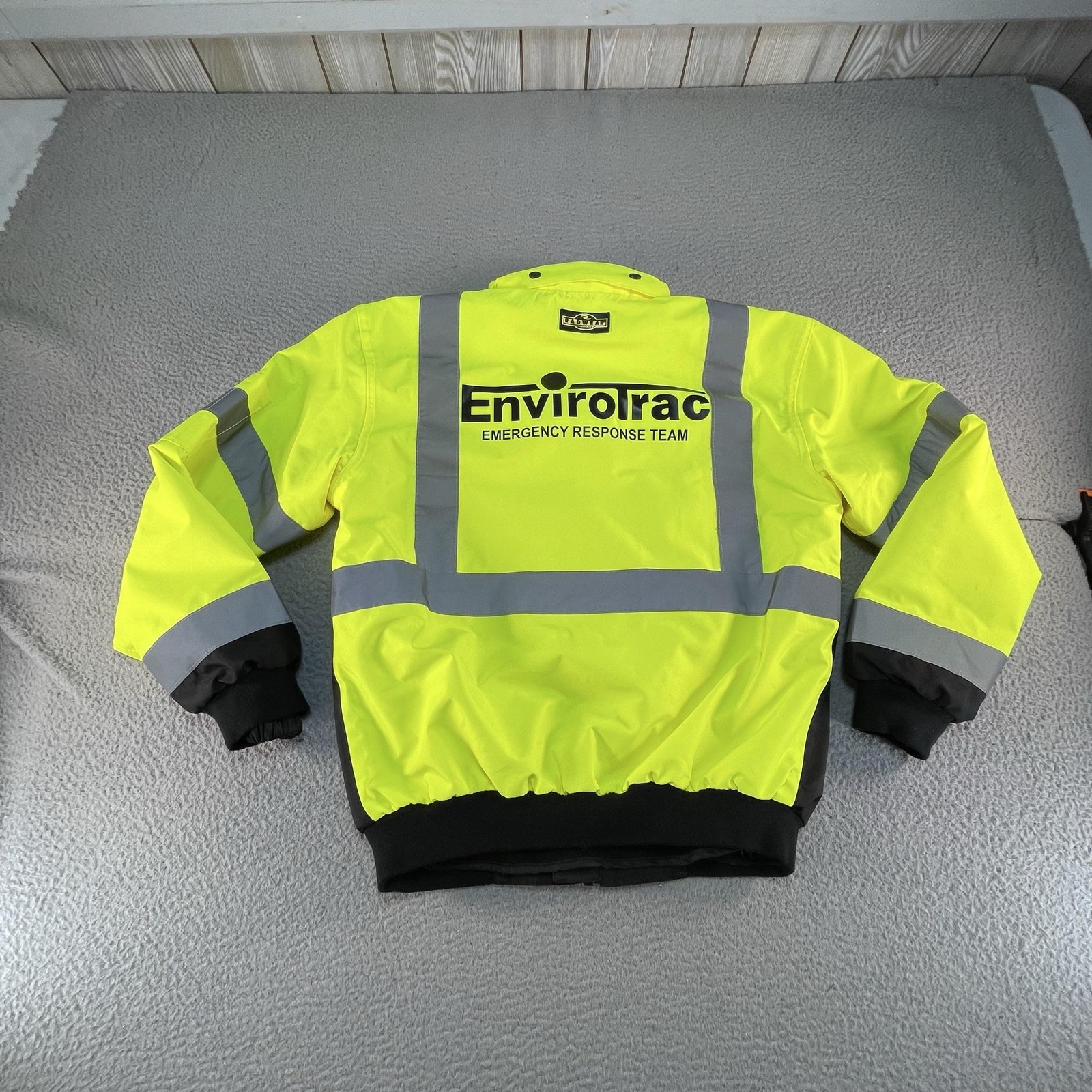 Radians Radwear Hi Vis Reflective Jacket Mens Medium Yellow Workwear Bomber - second product detail image