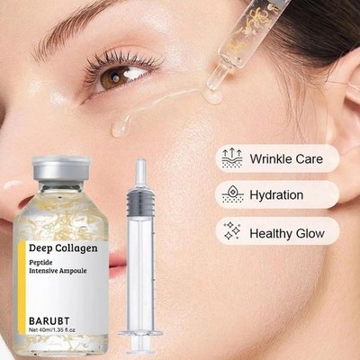 Deep Collagen Silk Peptide Gesichtsampulle Face Lifting Serum, Koreanisches Anti-Aging