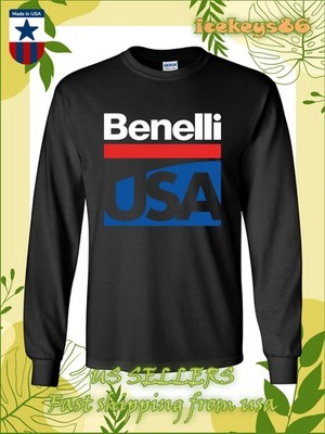 New Benelli M4 Super 90 Logo Men's Long Sleeve T-Shirt American T-Shirt