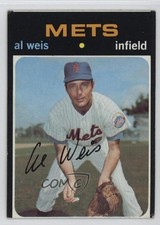 1971 Topps High # Al Weis #751 y1t