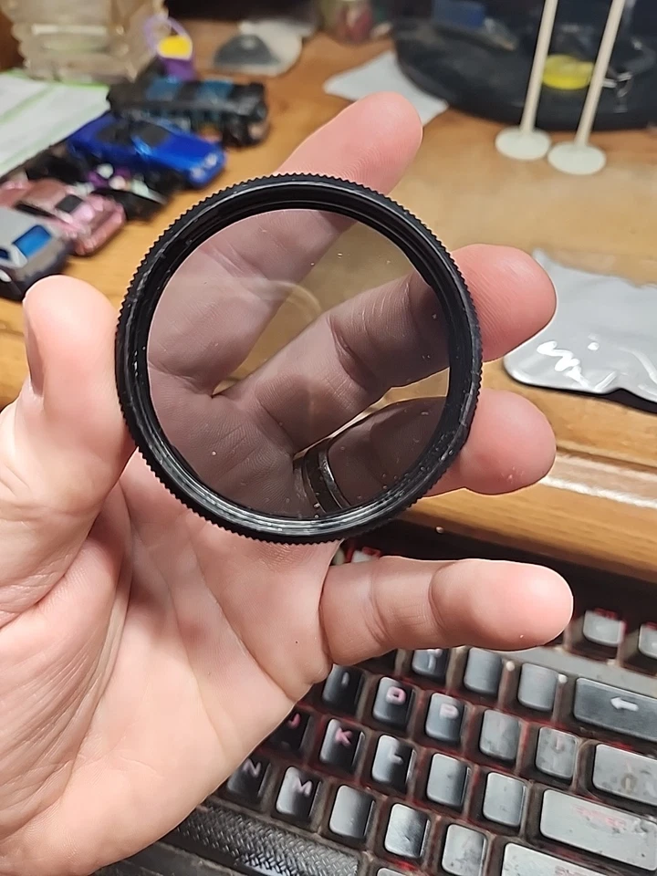 ROLEV M.G 55mm POLARIZER filter w/ case For Cameras Photography - Image 4 of 4