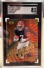 2023 Panini Illusions - Shining Stars Bijan Robinson #17 Black /50 (RC)