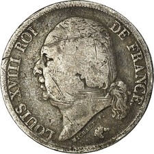 [#860768] Munten, Frankrijk, Louis XVIII, Louis XVIII, 2 Francs, 1823, Toulouse,