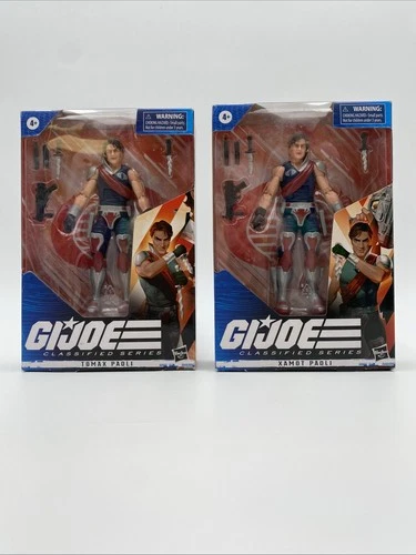 Hasbro G.I. Joe Classified Series #44-#45 TOMAX & XAMOT PAOLI 6" Action Figures