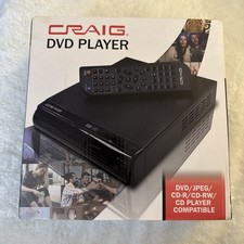 Craig Compact DVD/JPEG/CD-R/CD-RW/CD Player with Remote CVD512a , NO HDMI