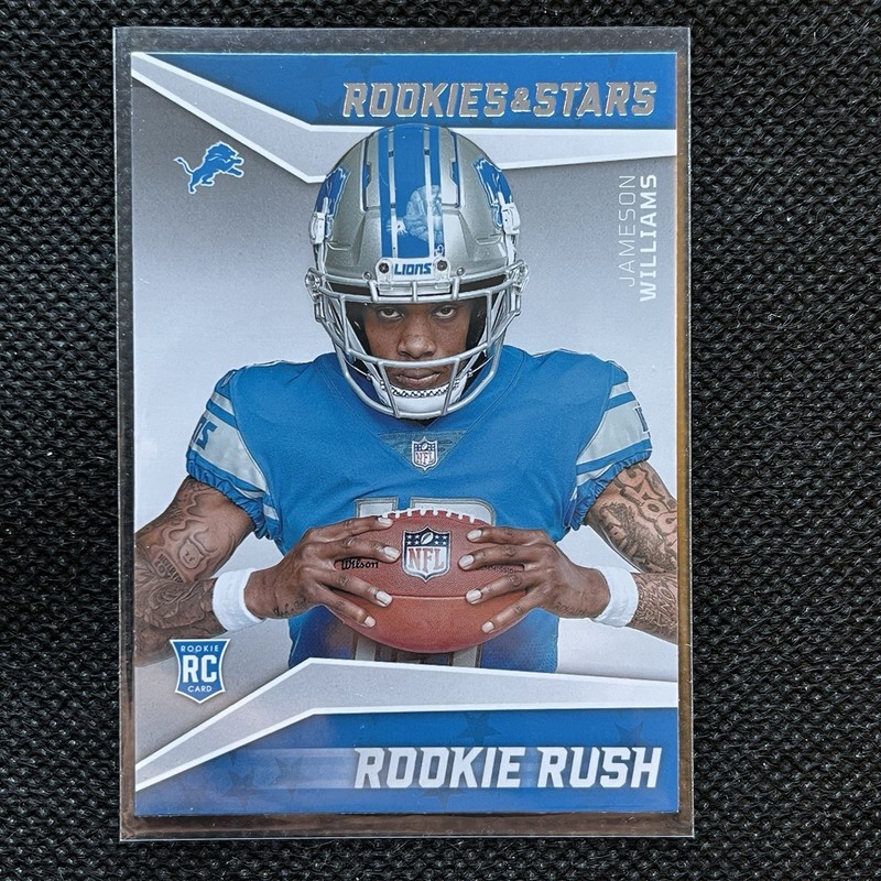 Jameson Williams Rookie Rush 2022 Panini Rookies & Stars Detroit Lions 