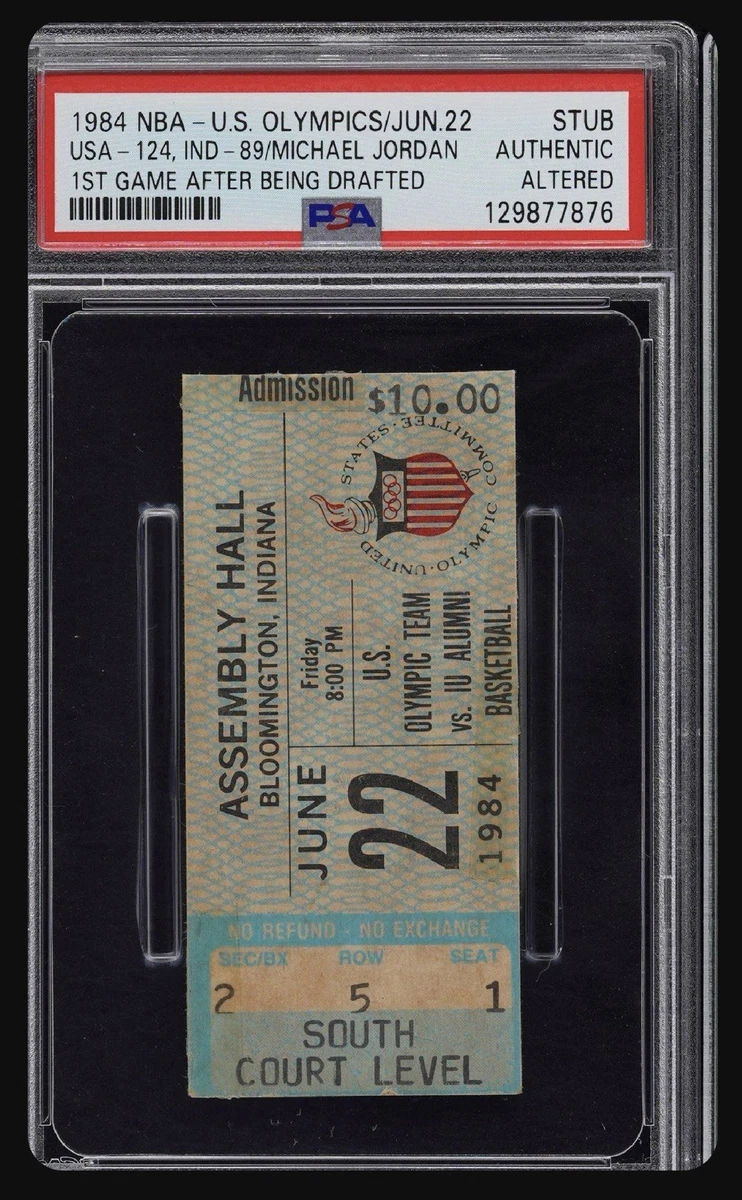 Michael Jordan 1984 Vintage Sports Ticket Stubs for sale | eBay