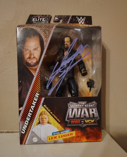 SIGNED WWE The Undertaker Monday Night War Elite Figure Autographed