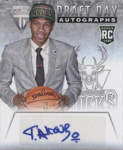 2013-14 Panini #194 Giannis Antetokounmpo RC PSA 8 2xMVP $199.99