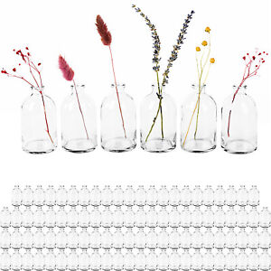 Hochzeit Saal Raum Deko Paket [ 88 STÜCK Mini Vasen ] Väschen kleine Blumenvase