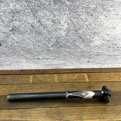 Tige de selle vtt suspension guizzo 45mm alu noir diam. 27,2 l350mm