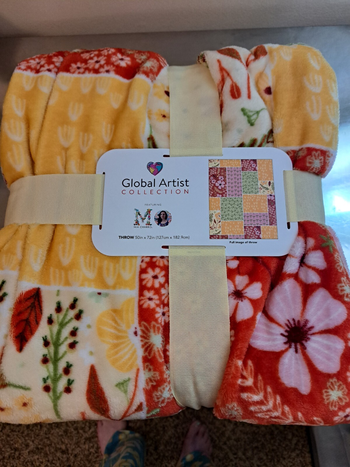 Global Artist Collection Mia Charro 52”x72” Super Soft Fleece 