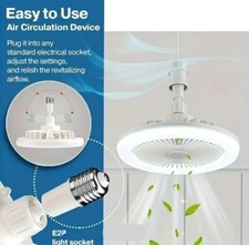 Ventilator-Lichtwechsel,Fernbed. Timer-Geschwindigkeit+Dimmbar.Duft-E27.Neu.OVP.