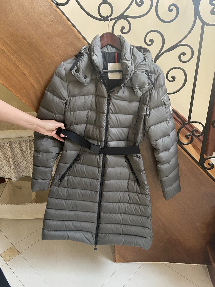 Belted hotsell moncler coat