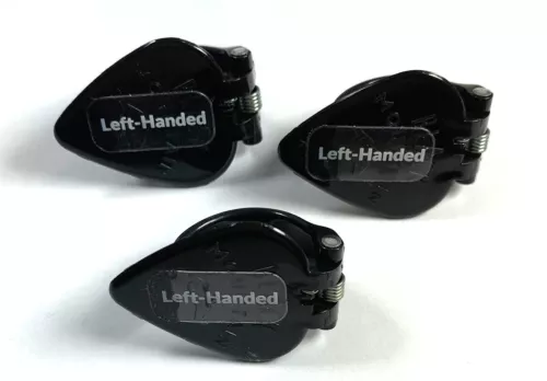 Black Mountain Thumb Picks Left Hand 1 each thickness Light Med Heavy Spring Fit