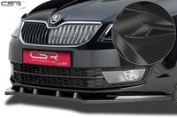Csr Cup-Spoilerlippe Abs Carbon Look Mit Abe FüR Skoda Octavia 3 Typ 5E