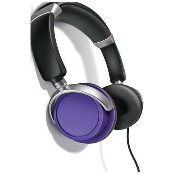 Auvio Purple Color Headphones With Mic for sale online eBay