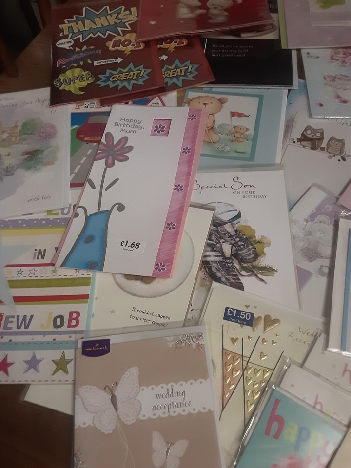 Large Job Lot Greetings Cards New Sealed. eBay