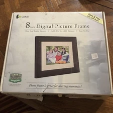 Giinii 8" Digital LCD Photo Frame Brown