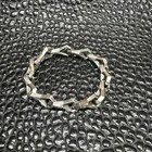 David Yurman Faceted Metal Link 13mm Bracelet 8.5”
