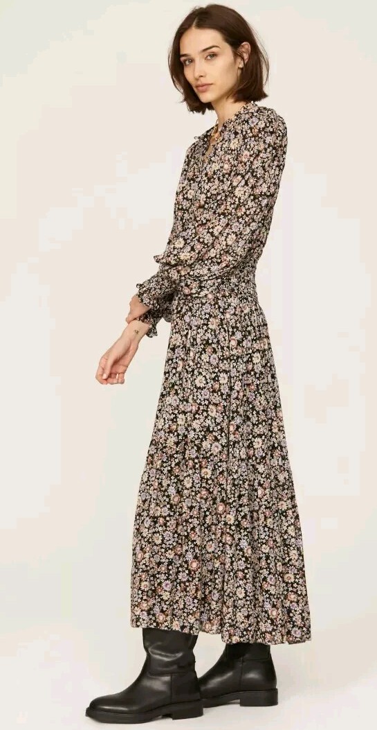 【Sea New York】2023ss CARSON FLORAL DRESS Sea NY Carson Floral Smocked Dress - Multi | Garmentory