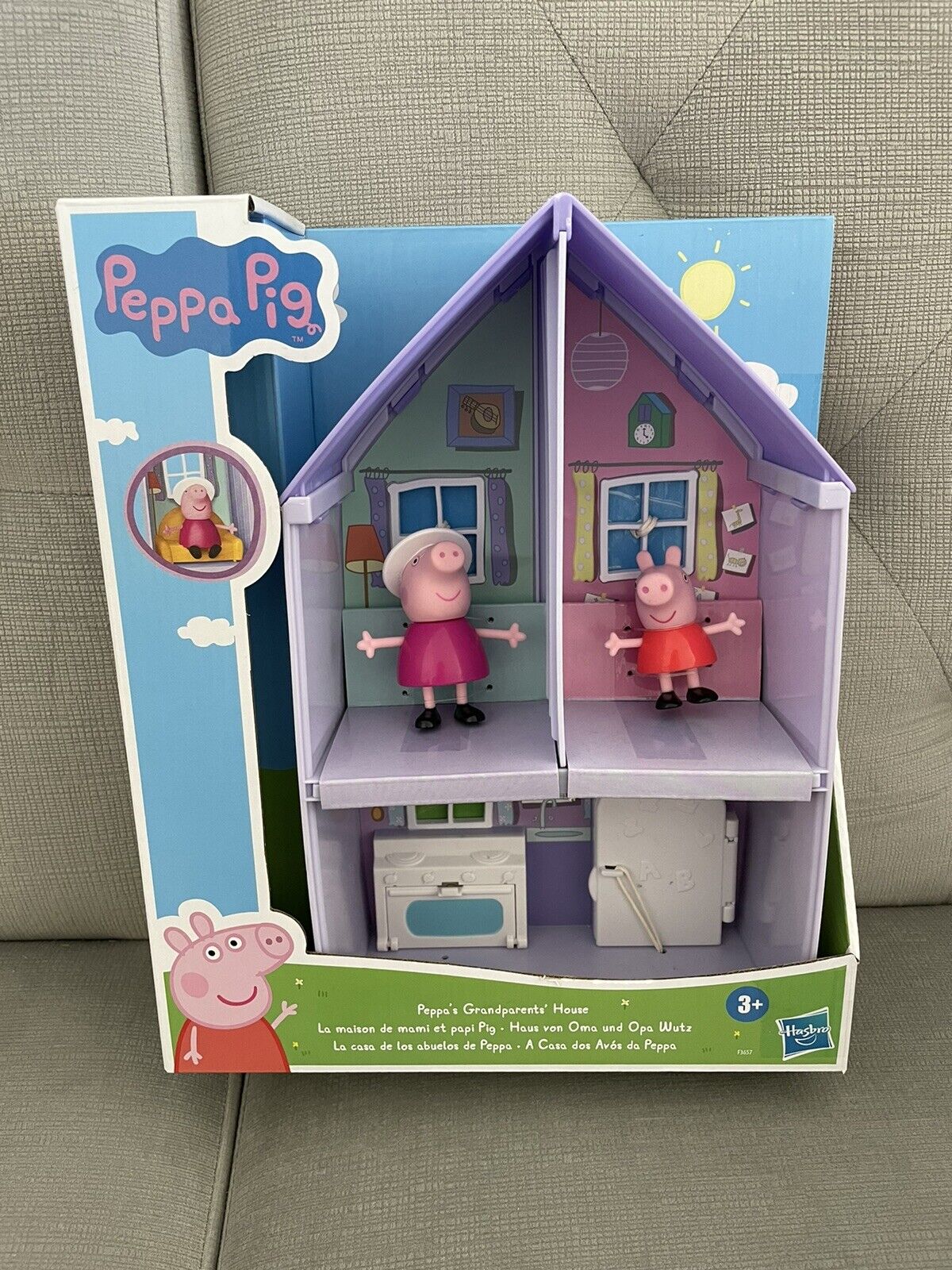 Peppa Pig's Grandparents House Play Set Toy-Rare 5010993926633