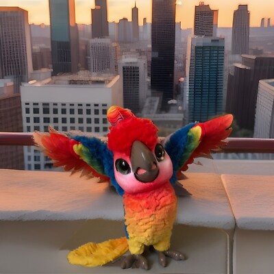 FurReal Friends Hasbro Papagei Pauli Interaktiv Singt Spricht wie Neu