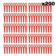 200x Kunststoffmesser Ersatzmesser Messer Blades für Bosch ART26Li Rasentrimmer