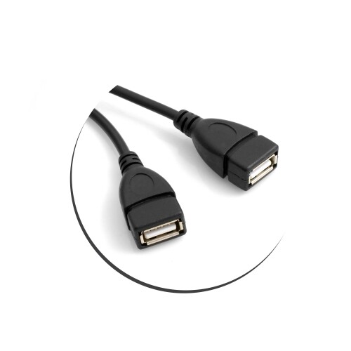 Cavo USB 2.0 E Cavo USB Di Alta Qualà Cavo Adattatore Doppio Splter Cavo Di Prolunga Di Alimentazione Da Femmina A USB 2 Maschio Da Uno A Due - Foto 1