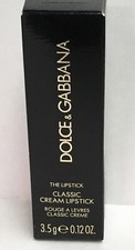 DOLCE & GABBANA CLASSIC CREAM LIPSTICK MADE IN ITALY FULL SIZE 0.12 OZ PICK ONE