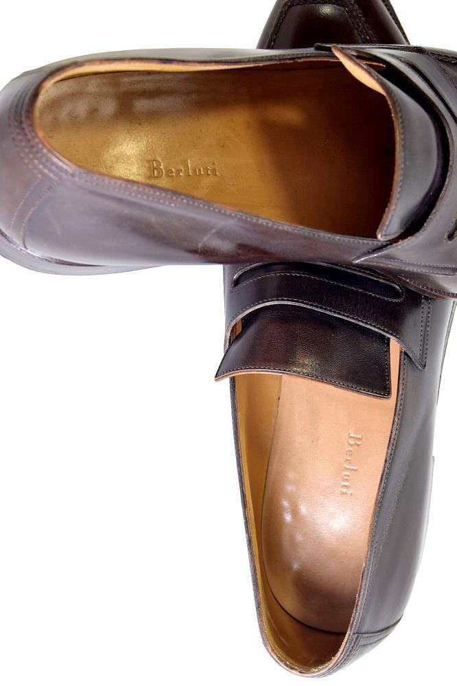$2,430 Berluti Andy Patina Brown Leather Loafer 10.5 US $2,430 Berluti Andy Patina Brown Leather Loafer 10.5 US