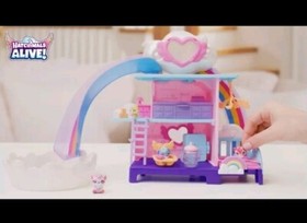 Hatchimals Alive, Hatchi-Nursery Playset with 4 Mini Figures in Eggs. New