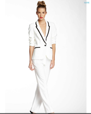 Trina Turk Kitner Relaxed Pant in Ivory 
