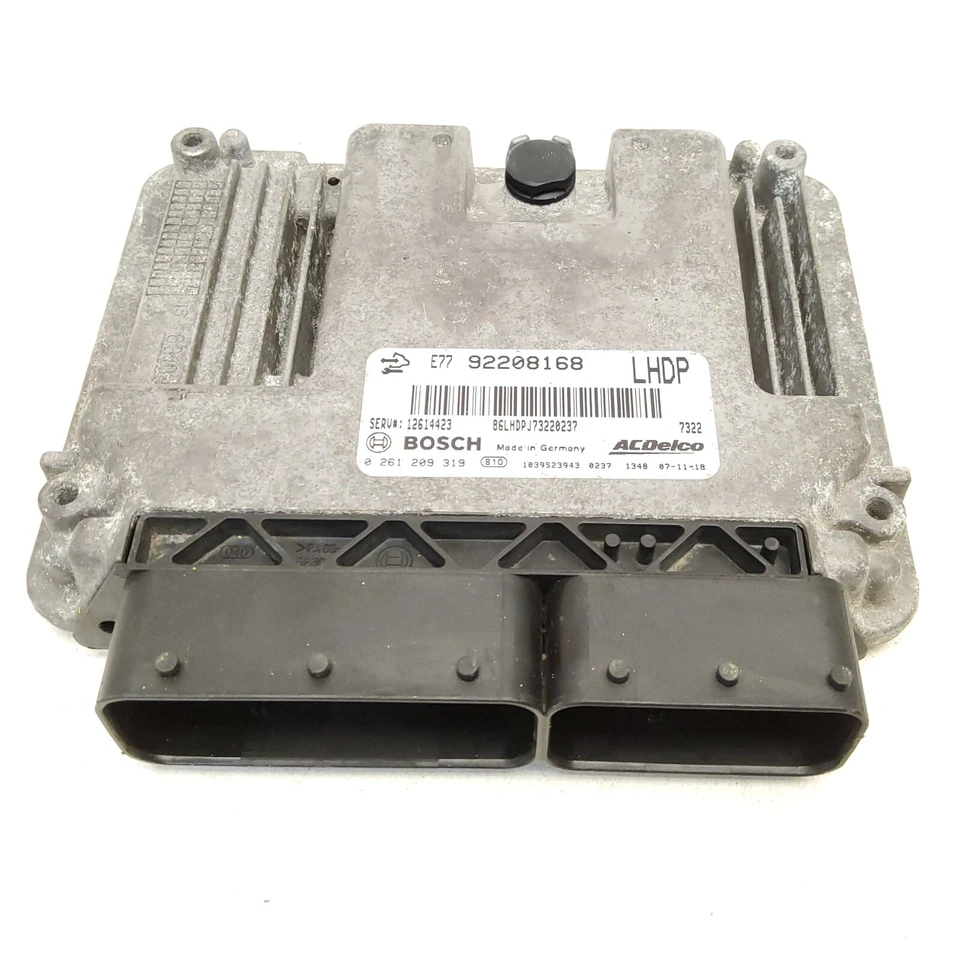 Computadora módulo de control del motor ECM ECU de 2009 Pontiac G8 92208168 Foto 3 de 4