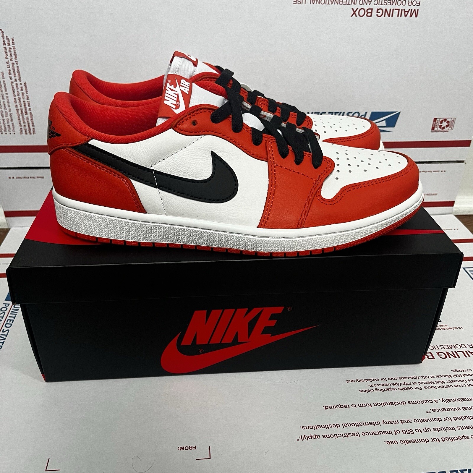 Air Jordan 1 Low Starfish Shattered Backboard Orange Men’s Sz 8 CZ0790-801