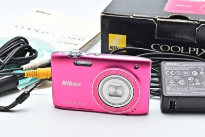 Nikon COOLPIX S3100 Pink 14.0MP Compact Digital Camera From Japan