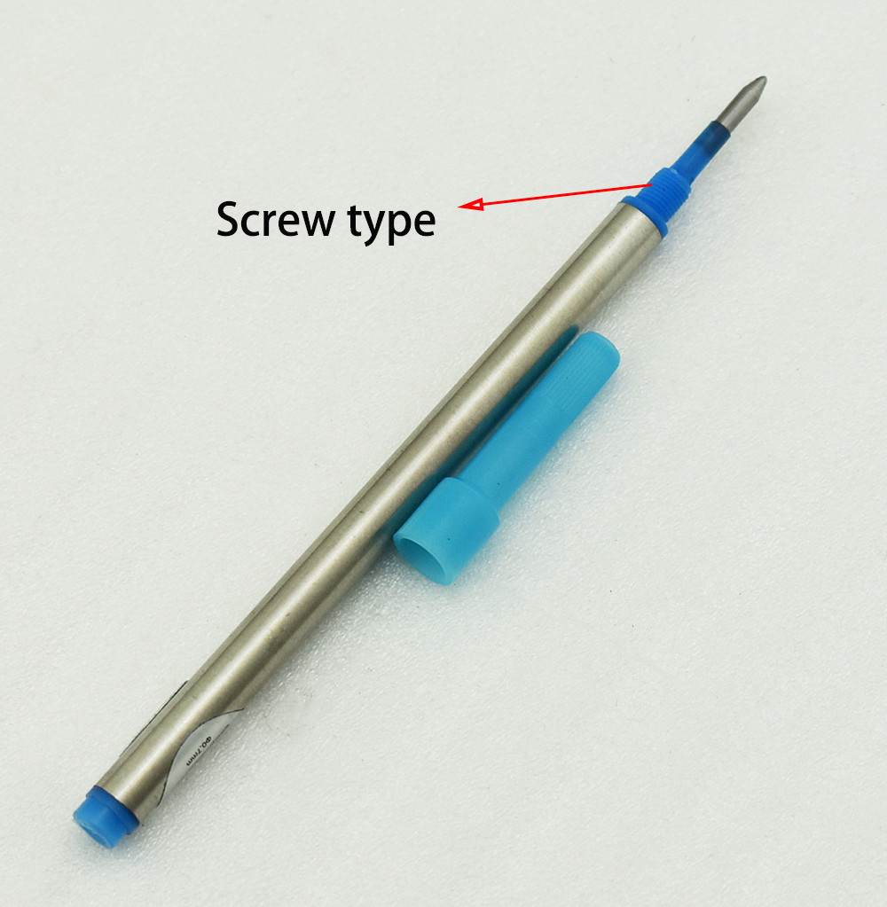 10 PCS Jinhao Rollerball Pen Refills , Screw Type , 0.7 mm , Blue Color