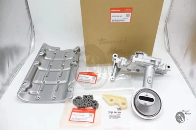 Honda Acura K20 K24 K20Z K24A RSX CIVIC A2 3 Oil Pump Kit 4pc SET Genuine 11221- - Bild 1 von 4