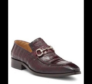 Maison Forte Men’s Slip On Ombré Dark Brown Loafers Pointed Toe Size 10 NWOB Forza Brown Deerskin Men main image 4