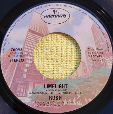 Rush ''Limelight / YYZ''   VG+