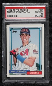 1992 Topps Traded Nomar Garciaparra #39T PSA 10 GEM MT Rookie RC